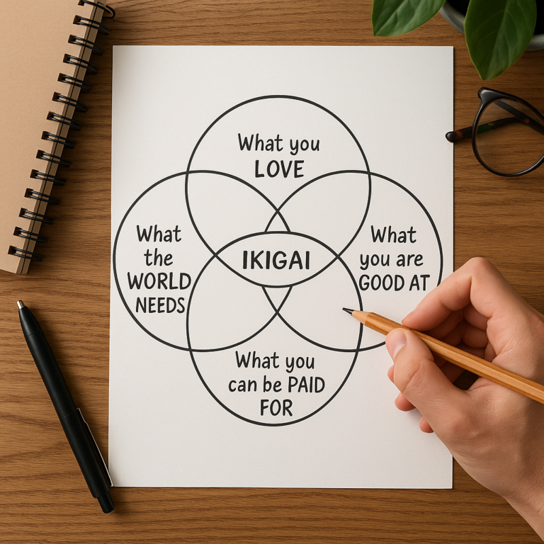 Jak stworzyć własną mapę ikigai krok po kroku