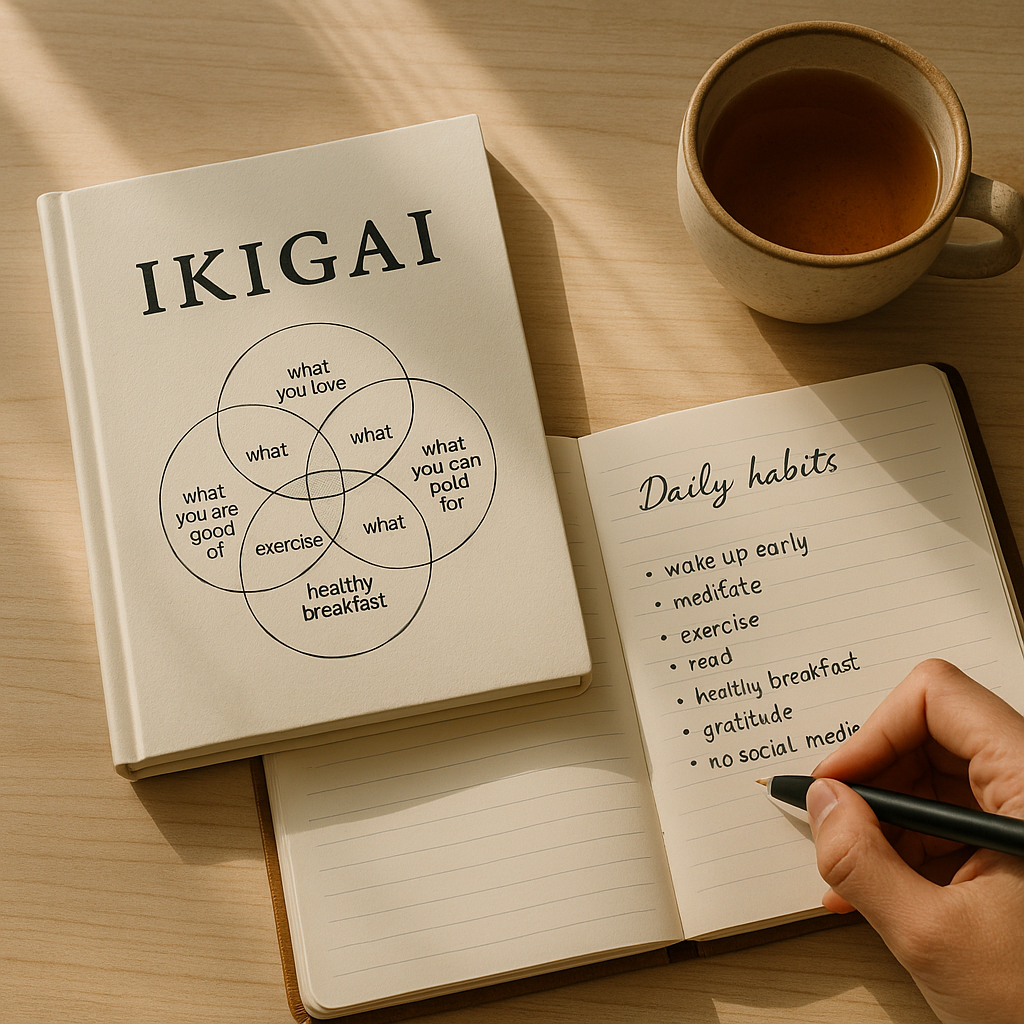 Ikigai i codzienne nawyki dla świadomego życia